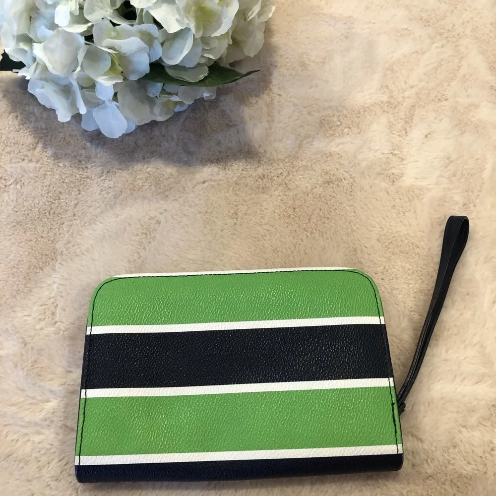 Vera Bradley “Lucky Stripe” Zip Wristlet